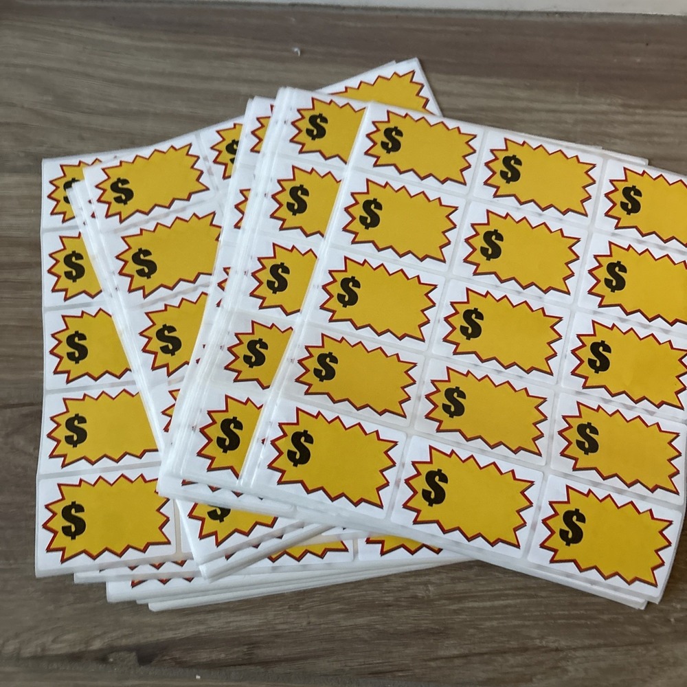 405 Pcs Garage Sale Stickers Removable Adhesive Yard Sale Price Stickers Space‎